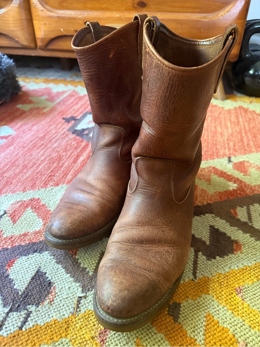 Vintage LL Bean Cowboy Boots